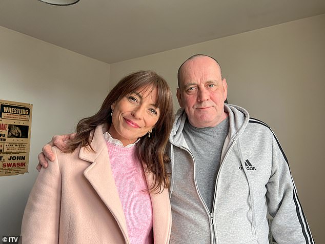 Peter Macdonald, 58, has spoken of how his life changed forever after he was snatched from a train as a baby - as he meets his brother decades on in a tearful reunion. Pictured with his partner c