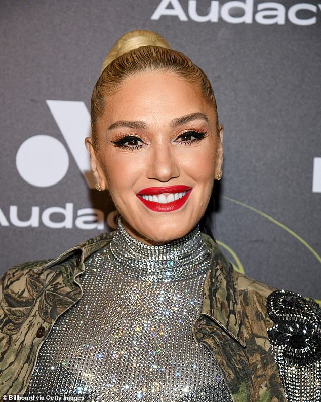 While she was showered with praise for the stunning shots, many of her fans admitted they had initially mistaken her for Gwen, 56, as the No Doubt singer is famous for her platinum hair and classic red lip (seen in April)