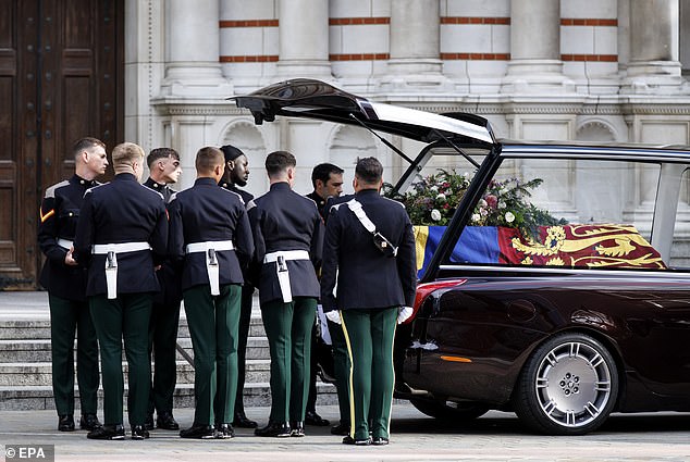 The Duchess' coffin will rest overnight in the Chapel of the Blessed Virgin Mary ahead of her funeral on 16 September