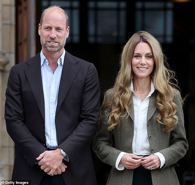 Kate and William visit the Natural History Museum's new gardens in London earlier this month