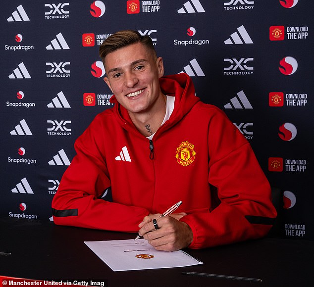 The Slovenian forward joined the club as part of a significant attacking rebuild at Old Trafford