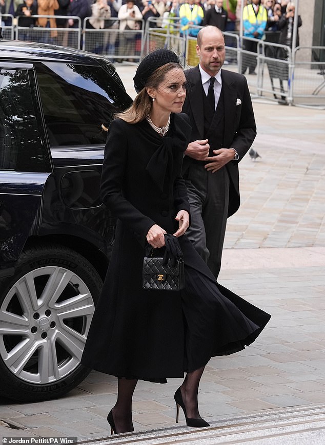 Following the announcement, the Prince and Princess of Wales made a loving tribute , saying that she would be 'much missed'