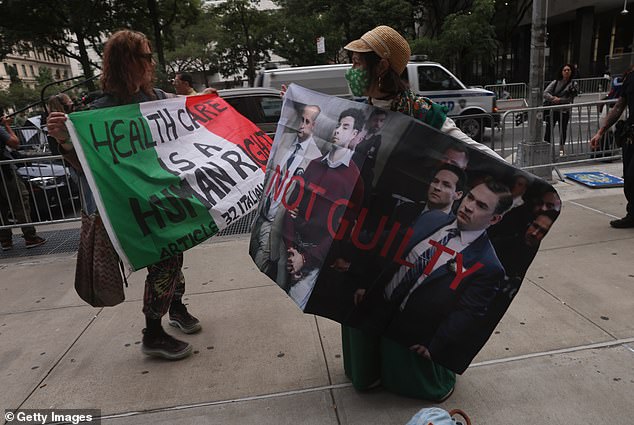 Despite the serious allegations he faces, Mangione’s supporters have rallied behind him, raising more than $1.2million for his legal defense fund