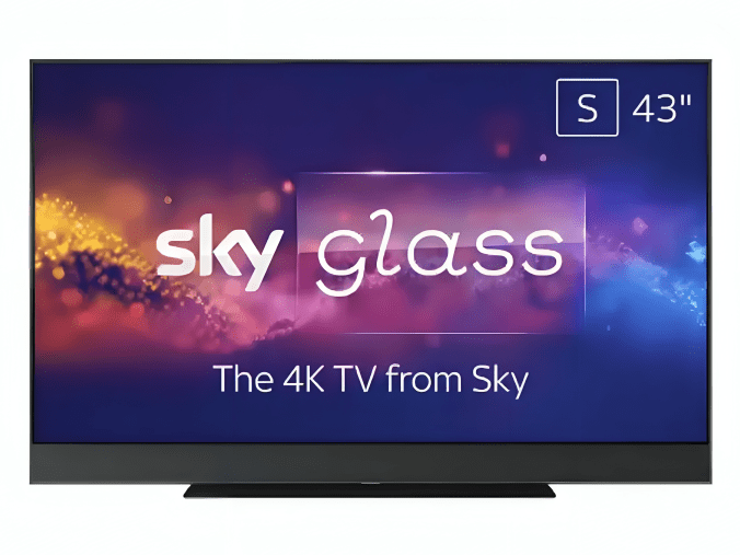 Sky Glass 43" 4K TV.