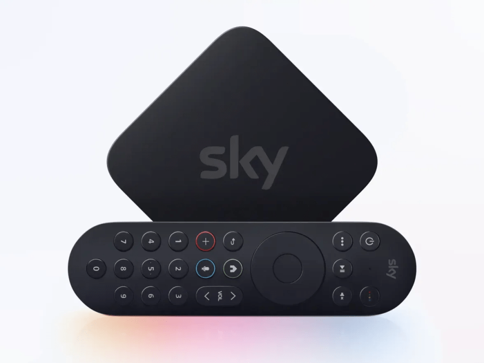 Sky Stream box and remote.