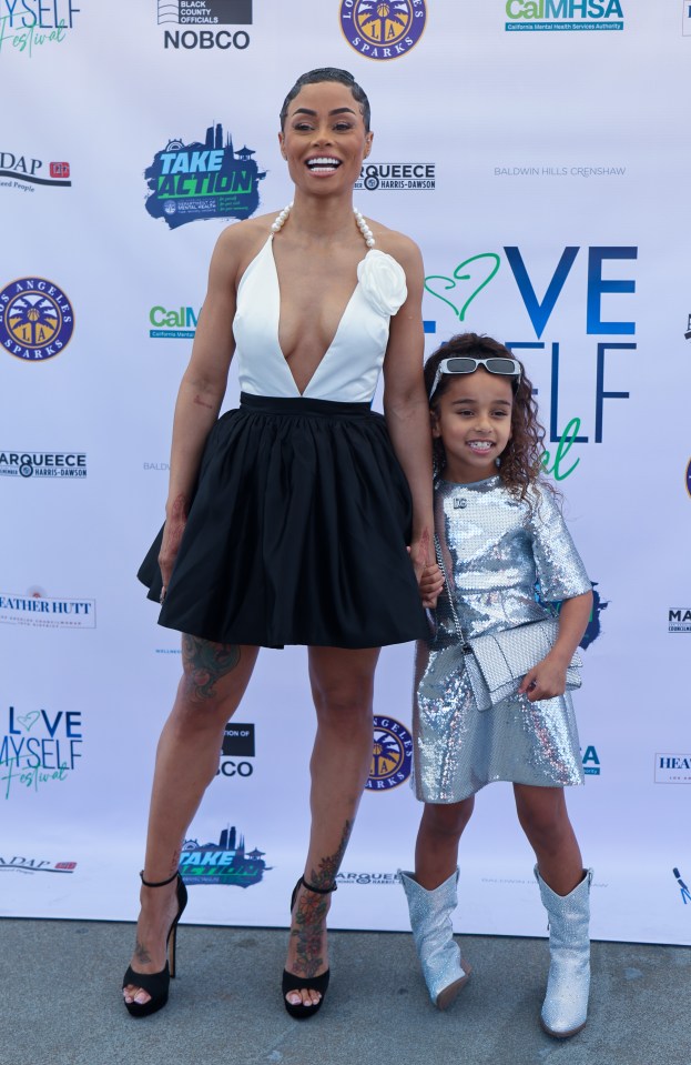 Blac Chyna and Dream Kardashian at the 2nd Annual I Love Myself Festival.