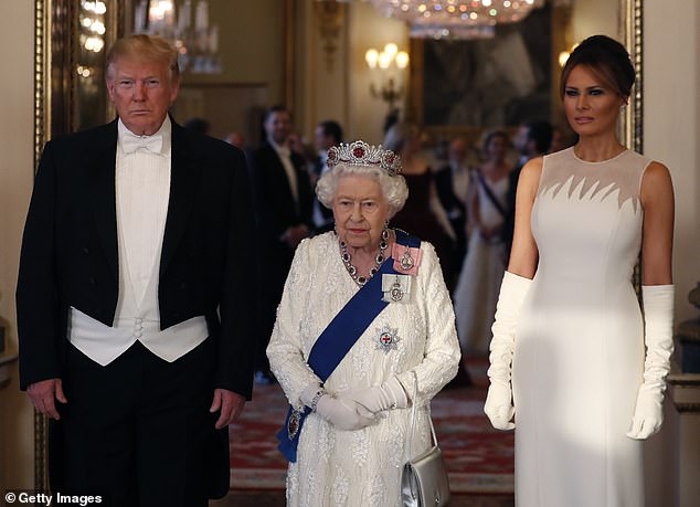 Mr Trump's first UK state visit took place June 2019, where he met the late Queen Elizabeth II and stayed in Winfield House