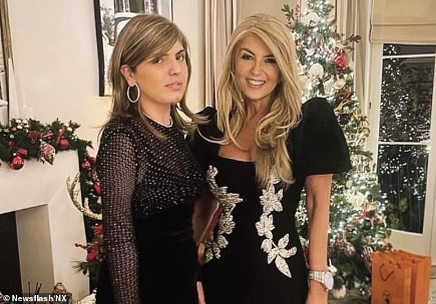 Pictured: Marissa with her mother Bessy. The heiress had recently survived breast cancer