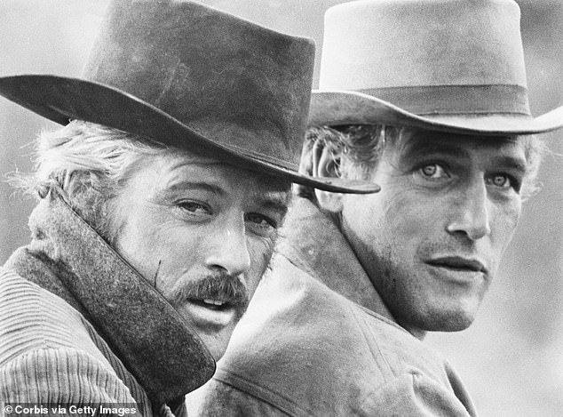 The Hollywood icon with Paul Newman as Butch Cassidy in The Sundance Kid