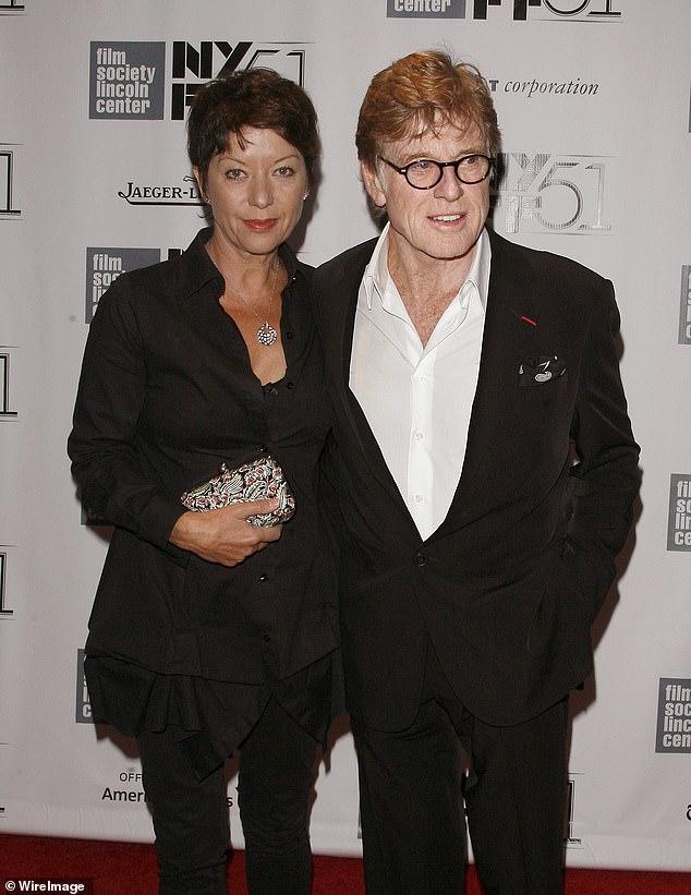 In 2009, Redford married German artist Sibylle Szaggars, pictured above
