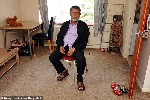 Mr Haque is registered disabled and receives taxpayers' money for diabetes, obstructive sleep apnoea, hypertension and depression