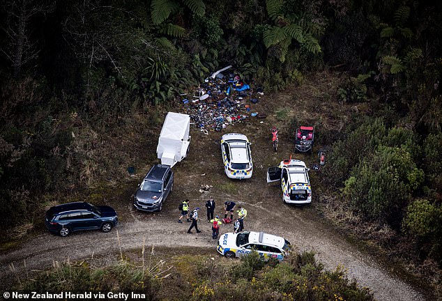 Various items were pictured at the site, including a quad bike, motor bike, tarpaulin, an air compressor and camping gear