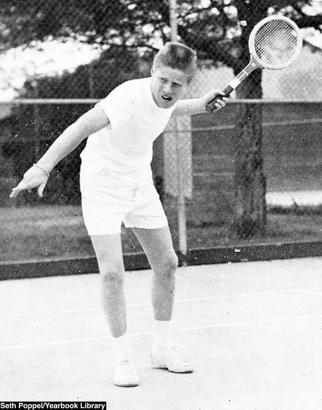 The soon-to-be actor, pictured in his 1952 yearbook, joined a street gang in high school called the Barons