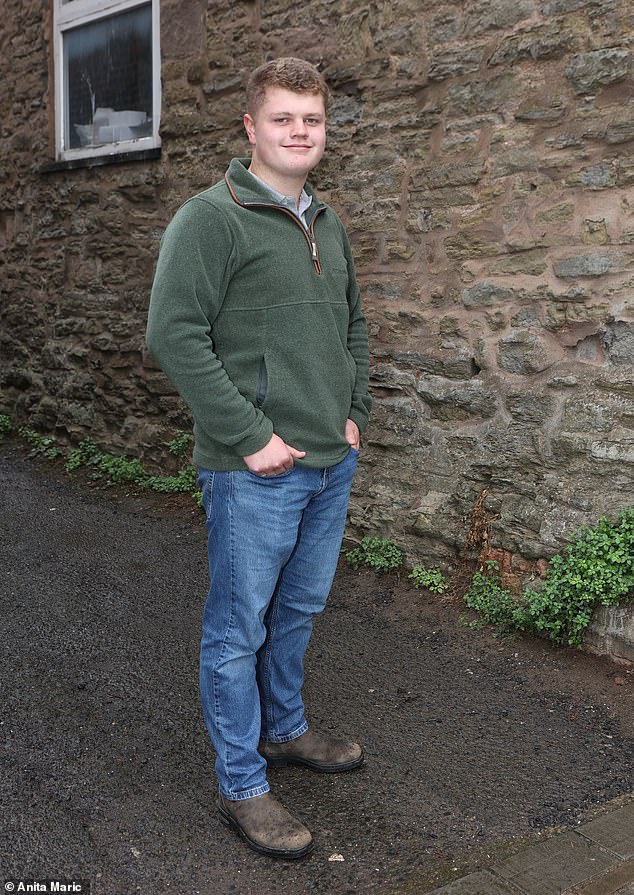 Owen (above) was told the lump was Hodgkin lymphoma, an uncommon form of cancer