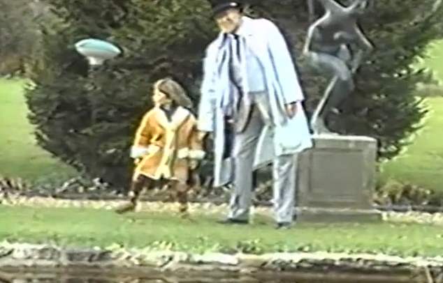 Zarini (pictured as a child with her grandfather, Aldo Gucci) said Ruffalo started abusing her when she was six years old