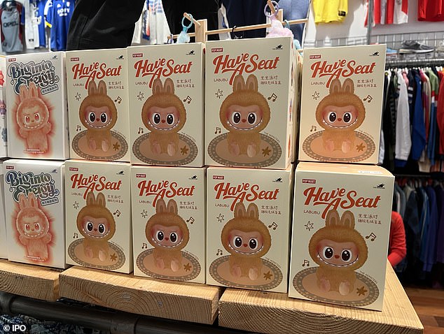 Rows of fake Labubus in boxes in shops in the UK - costing legitimate retailers millions