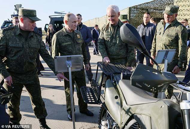 Elsewhere, in Kharkiv, east Ukraine, his troops unleashed a drone strike on a residential area of the city, according to the prosecutor's office, leaving four injured