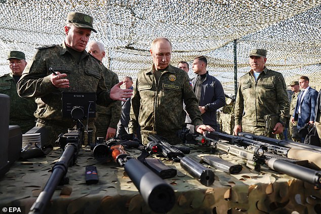 'I would like to thank you for your participation,' Putin told foreign observers and participants at the war games