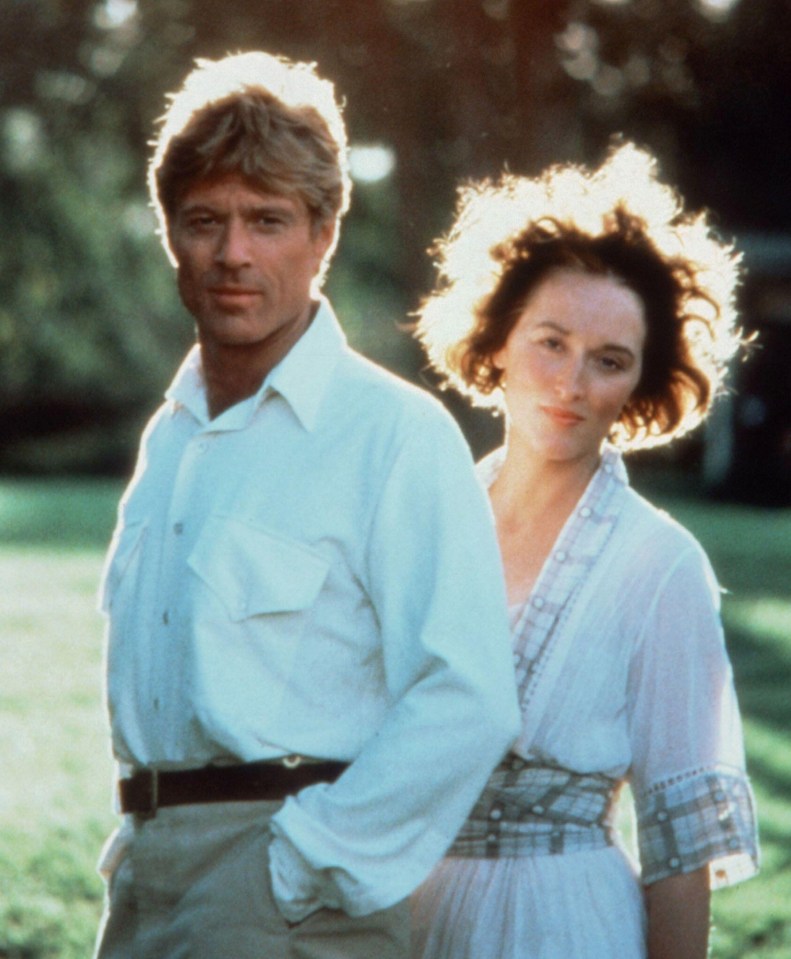Robert Redford and Meryl Streep in "Out of Africa."