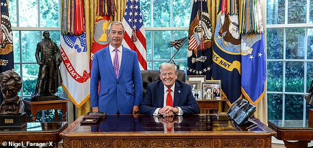 Nigel farage meets Donald TrumpIt's good to be back in the Oval Office. @realDonaldTrump ¿¿¿¿ ¿¿¿¿