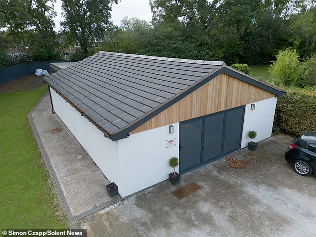The gym (pictured) is used by Glen to provide one-to-one training sessions to clients, with four different types of classes, including popular Hyrox sessions