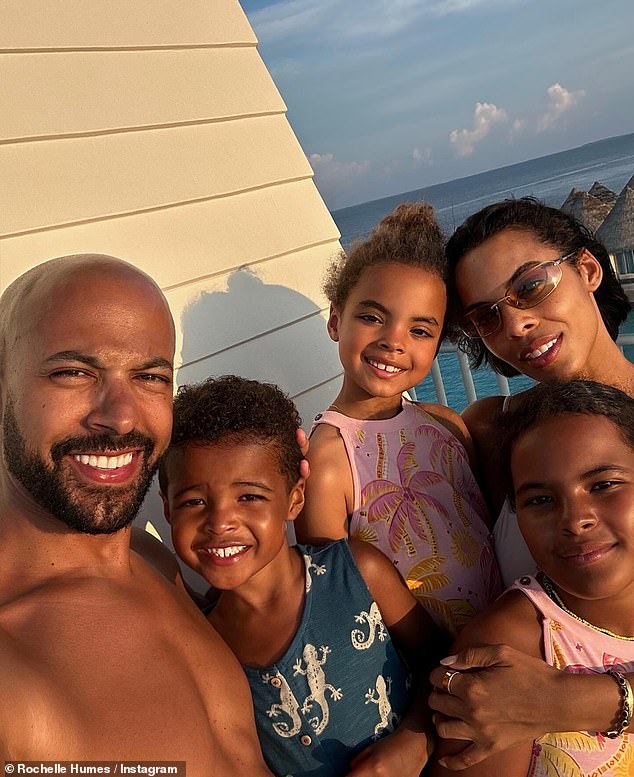 Rochelle and Marvin are also proud parents to daughter Valentina, eight, and son Blake, four