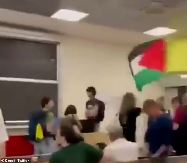 The professor said he was in 'emotional shock' after his law class was disrupted by demonstrators