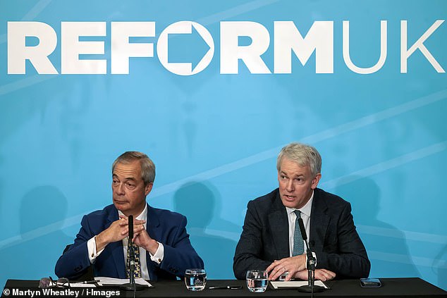Earlier this week Mr Farage unveiled former Tory shadow minister Danny Kruger as his latest Tory recruit, shortly followed by another, Maria Caulfield.