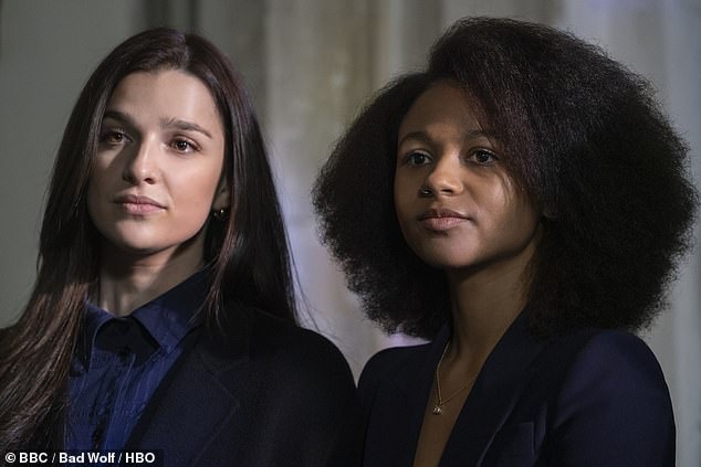 Marisa's Industry co-star Myha'la was a bridesmaid on the day (pictured on the show)
