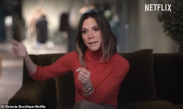 The trailer began with Victoria admitting: 'People thought I was that miserable cow that never smiled. But I do! Don't be shocked'