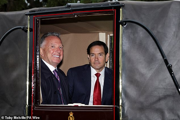 US Secretary of State Marco Rubio and White House Special Envoy Steve Witkoff in Windsor