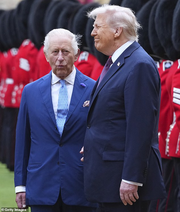 Body language expert Judi James claimed that the King's clenched fist signalled his frustration