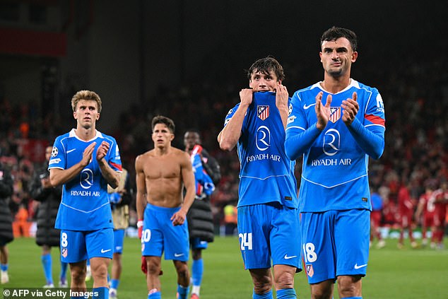 Atletico Madrid came close to opening Champions League win before being beaten late on