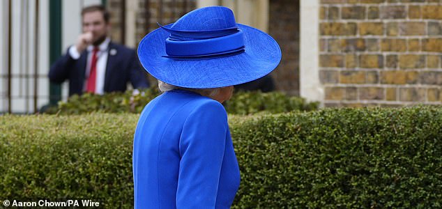 Queen Camilla ahead of the arrival of US President Donald Trump and First Lady Melania Trump at Windsor Castle in Windsor, Berkshire, on day one of their second state visit to the UK. Picture date: Wednesday September 17, 2025. PA Photo. Photo credit should read: Aaron Chown/PA Wire