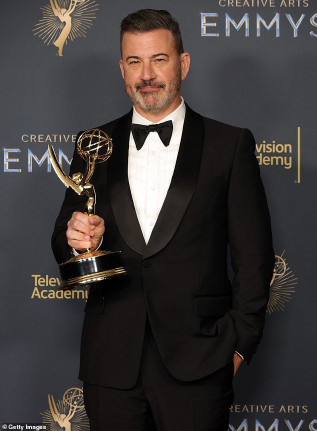 'When you look at the conduct that has taken place by Jimmy Kimmel, it appears to be some of the sickest conduct possible,' Carr told Johnson; Kimmel seen earlier this month in LA