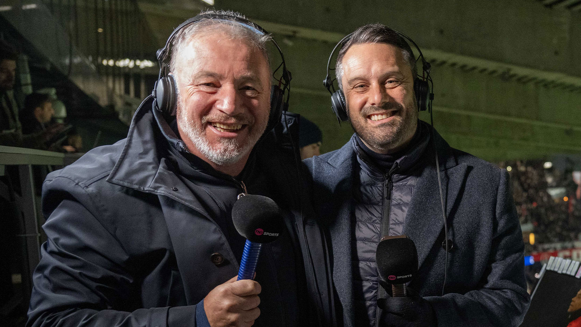 TNT Sports commentators' chairs COLLAPSE in middle of Liverpool vs Atletico Madrid Champions League clash