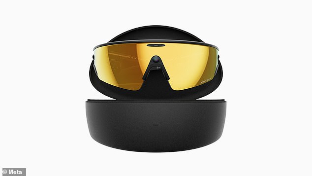 In terms of colours, users can choose between four frame and lens combos. There's a black frame with gold lenses, a white frame with black lenses, a black frame with orange/pink lenses, or a white frame with sapphire blue lenses