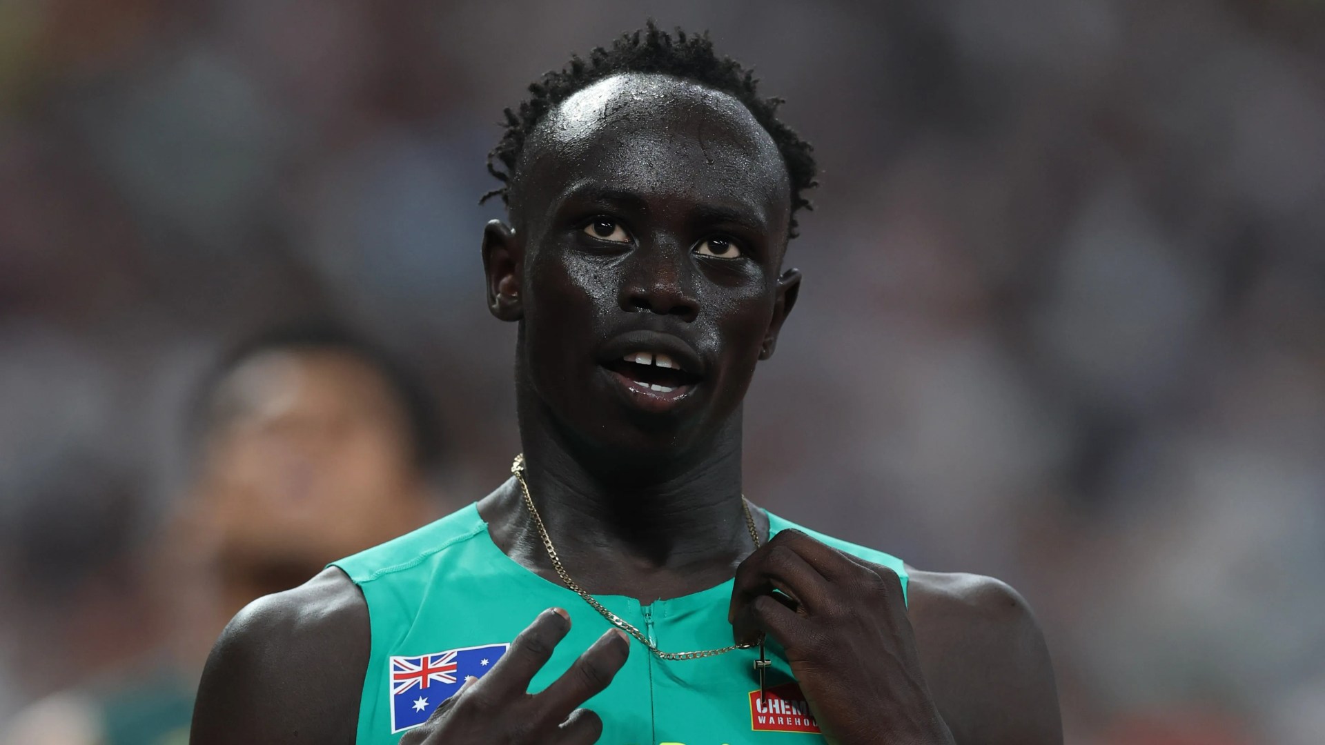 Usain Bolt watches sprint sensation Gout Gout, 17, have better debut than him at World Athletics Championships