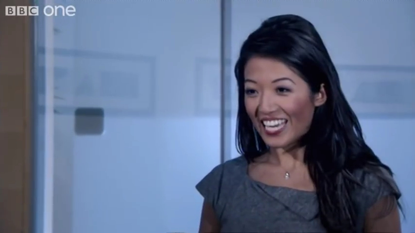 Susie Ma laughing on the Apprentice.
