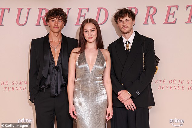 The movie will be written and directed by Jenny Han to conclude the story, which is based on her book trilogy about Belly choosing between two brothers Conrad and Jeremiah (Gavin Casalegno, Lola Tung and Christopher Briney pictured)