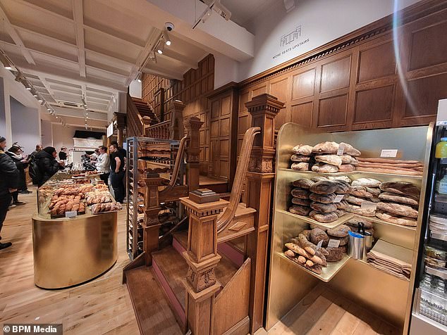 The bakery opened in Birmingham on New Street (pictured) but was last month slapped by a one-star rating by the Food Standards Agency
