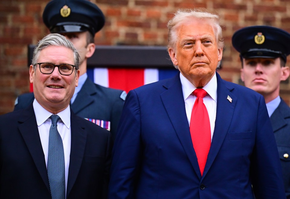 Prime Minister of the United Kingdom Sir Keir Starmer and President of the United States Donald Trump.
