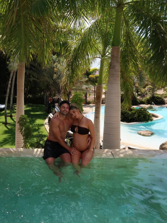 Georgia Harrison enjoys her 'baby moon' with boyfriend Jack Stacey before the arrival of their first child together