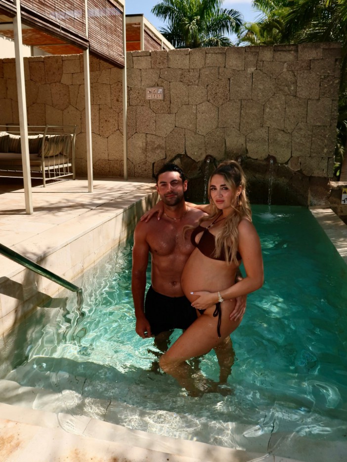 Georgia Harrison enjoys her 'baby moon' with boyfriend Jack Stacey before the arrival of their first child together