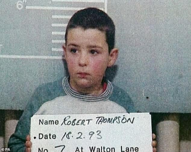 Robert Thompson, 10, in his mugshot after he was arrested for torturing and killing James Bulger in 1993. Not much is known of him 32 years on