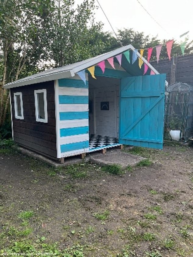Runners-up in this year's competition include Kate Jenkins, who won the 'Budget' contest with her 'Beach Hut at the Bottom of the Garden'