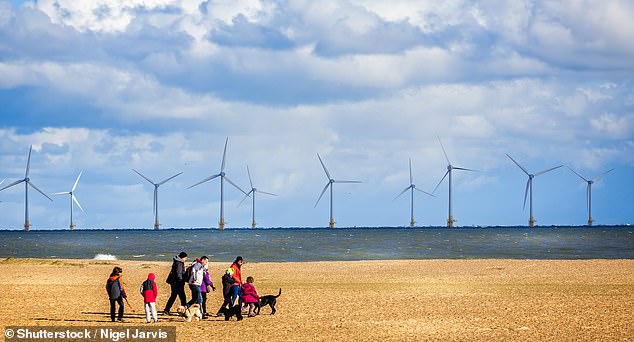 Mr Trump branded wind power a 'disaster' and 'a very expensive joke' as he spoke at Chequers, the PM's grace-and-favour estate