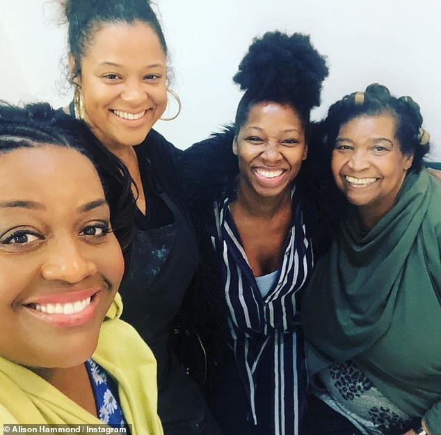 The presenter decided to lose weight after the death of her mother Maria (pictured right) - who had raised concerns over Alison's pre-diabetic diagnosis