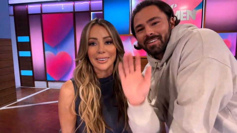 Olivia Attwood and Bradley Dack in 'Love Island: All Stars' TV Show.
