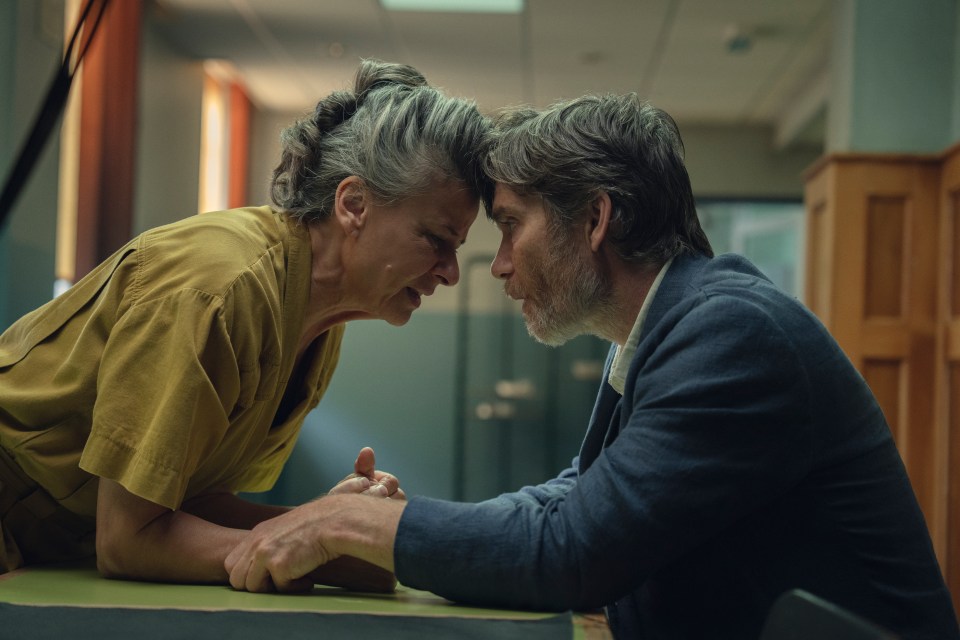 Tracey Ullman as Amanda and Cillian Murphy as Steve in Stanton Wood.